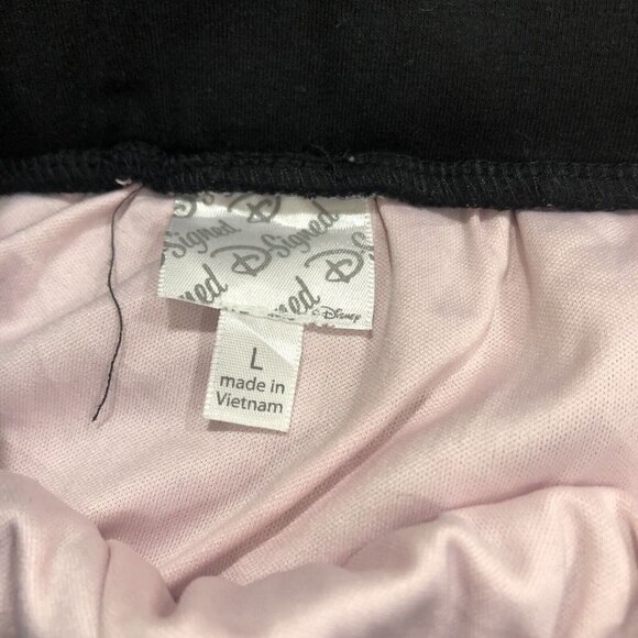 Disney D-Signed Black Pink Lace Sequins Skirt Size Large - Picture 4 of 4